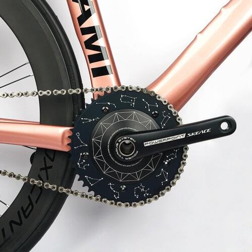 SKEACE High strength Aero Aluminum 7075 fixed gear bicycle Chainwheel 49T 144 BCD