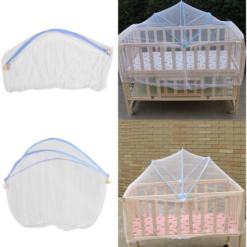 ESTINK Foldable Summer Baby Arched Mosquito Nets Cradle Bed Mesh Mosquitos Nets Portable Crib Netting For Infant Baby Cradle
