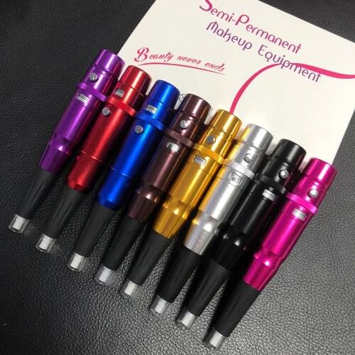 Tattoo Permanent Makeup microblading Pen Eyebrow machine tattoo dermographe rotary tattoo Pen Swiss Motor Gun PMU Microblading