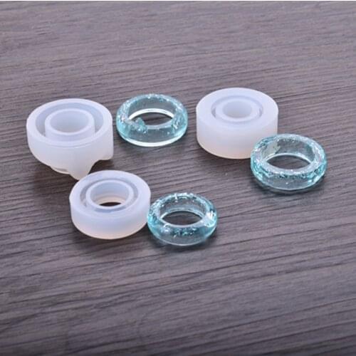 1Pc 16/17/18mm Cat Ring Silicone Mold For Jewelry Charms Pendants Making Tool Handmade Crystal Epoxy Glitter Resin Molds