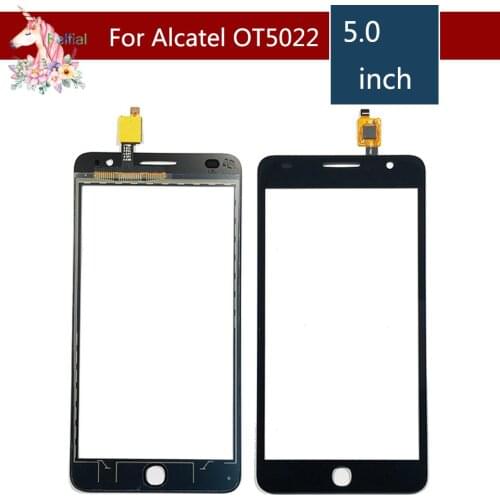 10pcs/lot For Alcatel One Touch Pop Star 3G OT5022 5022 5022X Touch Screen Digitizer Sensor Outer Glass Lens Panel Replacement