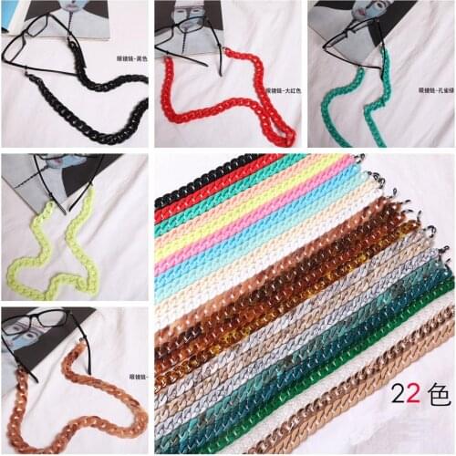 50pcs Fashion Acrylic Sunglasses Chain Neck Cord Holder Eyeglass Lanyard wholesale