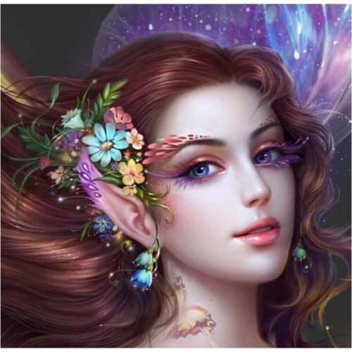 5D DIY Full Round Diamond Painting Cartoons "Princess Girl"3D Embroidery Cross Stitch Rhinestone Mosaic Home Decor Gift Y439