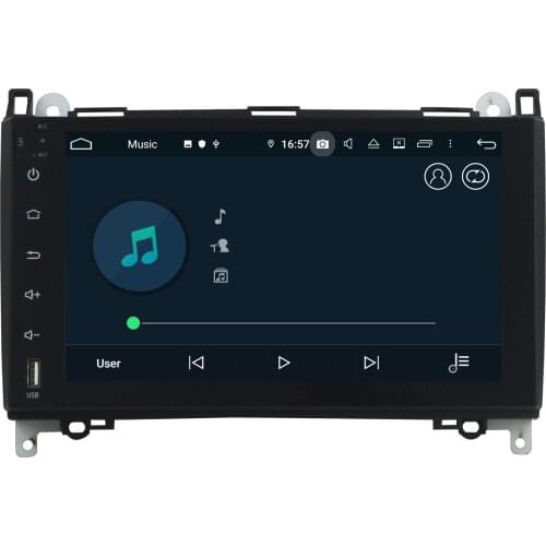 9" Android 9.0 PX6 Car DVD Player For BENZ A-W169 B-W245 Viano Vito Audio Stereo Multimedia 6 Core Radio 2 Din Navigation DSP