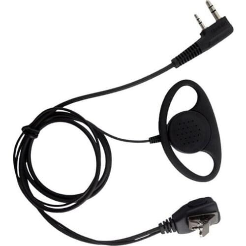 ABS D-shaped Hanging Earphone Hidden Microphone Widely Used Earphone Used In Security And Bodyguards Monitor Earphone