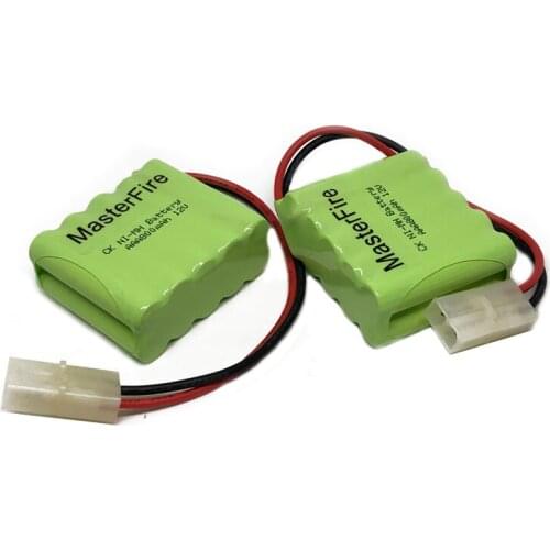 4pcs/lot MasterFire Original Ni-MH 12V AAA 800mAh Battery Rechargeable NiMH Batteries Pack With Plugs For Remote Control Car
