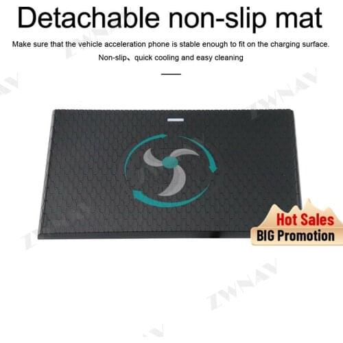 QI Car wireless charger for Jaguar XE/XF/XFL/FPACE 2017-2018 Intelligent Infrared Fast Wireless Charging Car Phone Holder