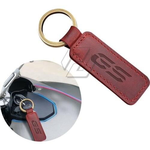Motorcycle Keychain Cowhide Key Ring Case for BMW Motorrad GS F800GS F850GS R1200GS R1250GS G310GS G650GS