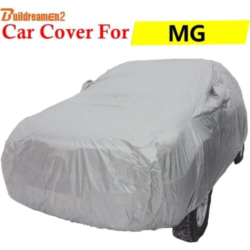 Buildreamen2 Car Cover For MG XPowe ZR 6 7 Auto Outdoor Anti-UV Sun Shield Snow Rain Scratch Resistant Cover Dust Proof