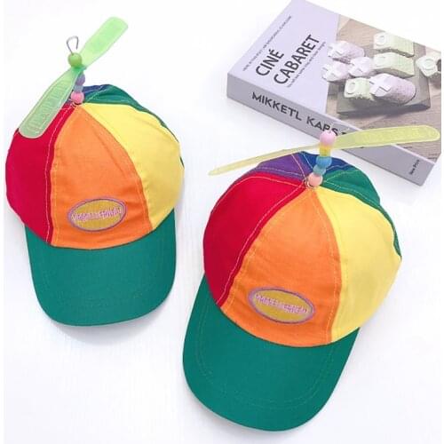 Baby Boys Girls Caps Children Propeller Top Sun Protection Visors Bucket Hat Autumn Casual Cap Kids Reversible Sun Headwear e