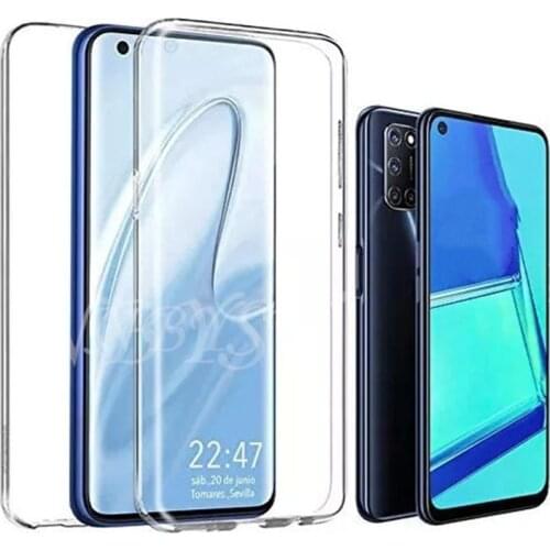 For OPPO Find X3 NEO Lite 360 Double Bumper Cases For OPPO Find X3 Lite NEO Crystal Silicone Full Cover Shockproof Funda PC TPU