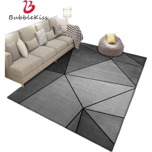 Bubble Kiss 2020 New Carpets For Living Room Nordic Style Bedroom Decoration Carpet Yellow Blue Geometric Mosaic Pattern Carpet