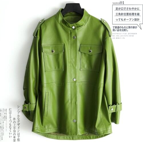 Tcyeek100% Real Leather Jacket Women Clothes 2020 Fashion Ladies Genuine Leather Coat Female Streetwear Moto Chaqueta Mujer 3047