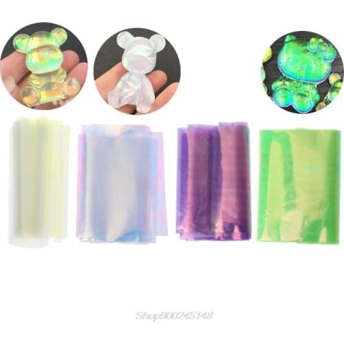Laser Aurora AB Effect Reflective Mirror Paper DIY Epoxy Resin Jewelry Fillings Jy15 20 Dropship