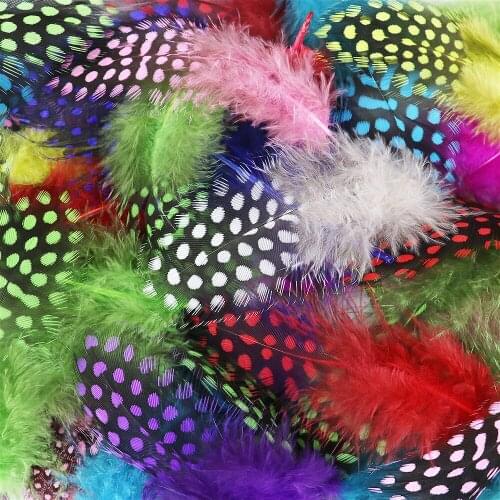50pcs/lot Natural Pheasant feathers 5-8cm Jewelry accessories party Decor Guinea fowl feather Plume Craft-Feather