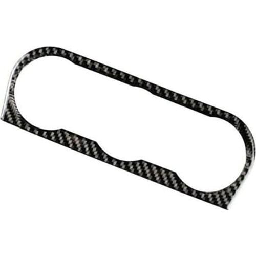 For Subaru Forester XV 2013- Car Real Carbon Fiber AC Air Conditioning Switch Panel Cover Trim Frame Accessories