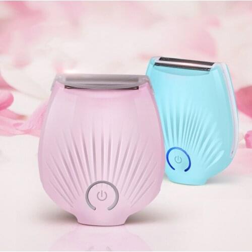 Rechargeable Female Epilator, Rechargeable Female Leg Shaving Knife Private Parts Armpit Hair Pubic Hair Electric Shaver Plucker