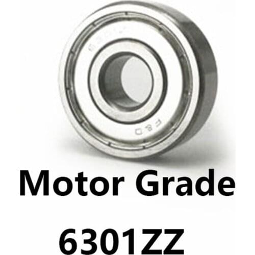 1pcs/lot 6301ZZ Deep Groove Ball Rolling Bearings Motor Grade 6301-ZZ 6301ZZ 12*37*12mm 12*37*12 Bearing Steel Material