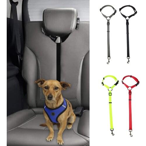 Dog Car Seatbelts Adjustable Pet Seat Belt for Vehicle Nylon Pet Safety Seat Belts Heavy Duty Durable Car Seat Belt for Dogs