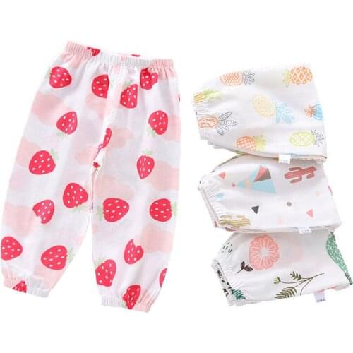New mosquito-repellent pants Baby knickerbockers Summer breathable baby fashion gauze pant kids clothes Spring & Autumn cheap