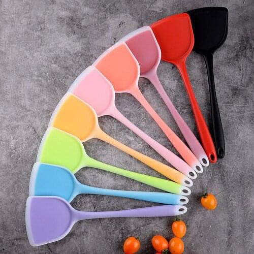 Silicone Non-stick Frying Spatula Kitchen Supplies Chinese Style Cooking Spoon Shovel Food Lifter