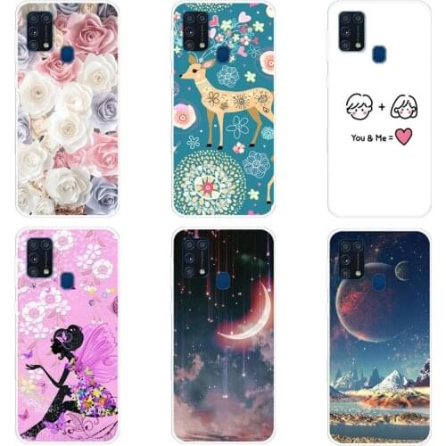 For Samsung Galaxy M31 Case Silicone Cover Soft TPU Phone Case For Samsung Galaxy M31 M315 GalaxyM31 Case