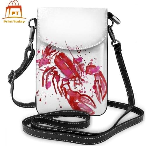 Lobster Shoulder Bag Lobster Leather Bag Multifunctional Trending Women Bags Teen Shopper Crossbody Purse