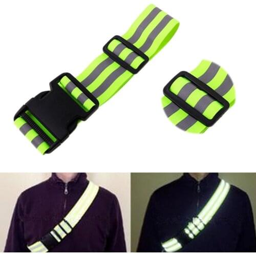 High Visibility Reflective Safety Security Belt For Night Running Walking Biking Dropship