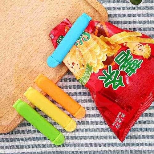 One To One Sale Color Random 7cm Portable New Kitchen Storage Food Snacks Sealed Bag Clip Plastic Tool Kitchen Accessories