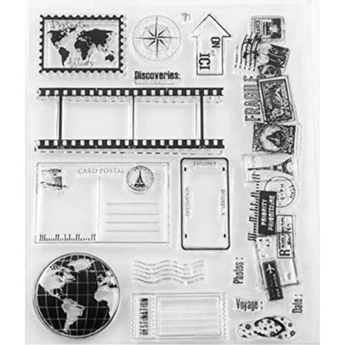 Badge Silicone Clear Seal Stamp DIY Scrapbooking Embossing Photo Album Decorative