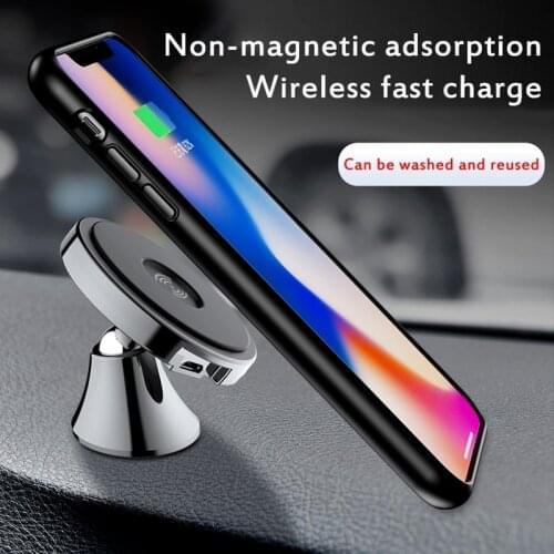 10W Wireless Car Charger Phone Holder Wireless Charging Stand Car Charger Holder with Cable Car Accessories
