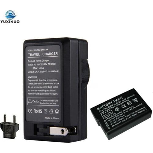 1800mAh DMW-BLD10E BLD10 BLD10PP BLD10GK Camera Battery + AC Charger For Panasonic DMC GF2GK GF2 G3 GX1 DMC-GF2 DMC-G3 DMC-GX1