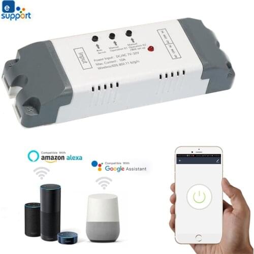 Professnal eWeLink 2CH Smart Wireless Automation Module Timer WiFi Voice Control Switch Compatible with Alexa Google Home