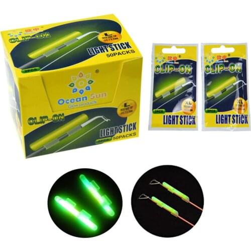 20 Pcs/Lot Fishing Glow Sticks Rod Fishing Rod Night Green Fluorescent Light Fishing Floats Glow Sticks Accessories