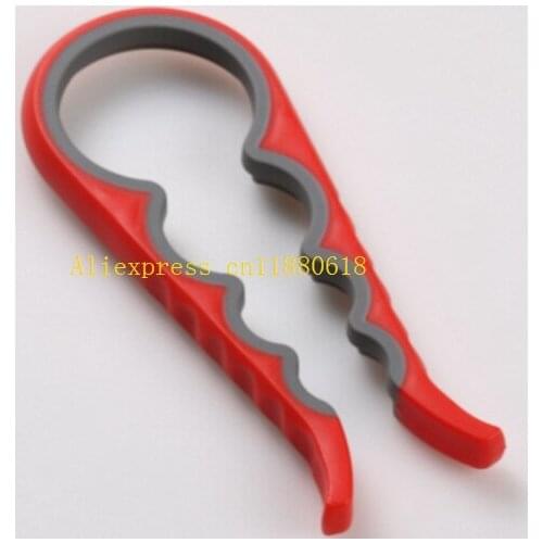 200pcs/lot Free Shipping Colorful 4 in 1 Creative multifunction Gourd shaped Can Opener Screw Cap Jar Bottle Wrench Kitchen Tool
