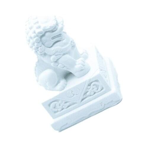 3D lion aromatherapy gypsum Craft Mold Handmade Clay Animal Plaster Silicone Mould