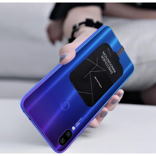 Wireless Charging Nillkin Redmi Note 7 Qi Wireless Charger USB Type C Receiver patch Wireless Charging for Xiaomi Redmi Note 7S