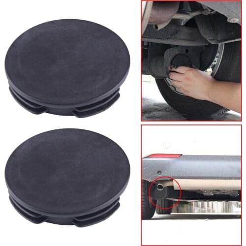 CITALL Car Exhaust Tail Pipe Tip Muffler Protector Cap Water Baffle Cover for Benz Smart Fortwo Forfour W451 20082009-2013 2014