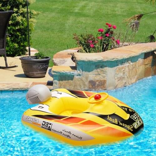 Childrens Assault Boat Small Inflatable Boat Kid Water Floating Boat Swimming Ring Inflatable Boat Floating Boat