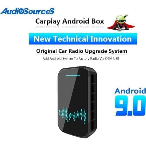 For Audi BMW Lexus Series Apple Carplay AI Box Android 9.0 System Audio Stereo Video 32G Wireless Mirror Link Auto Radio Upgrade