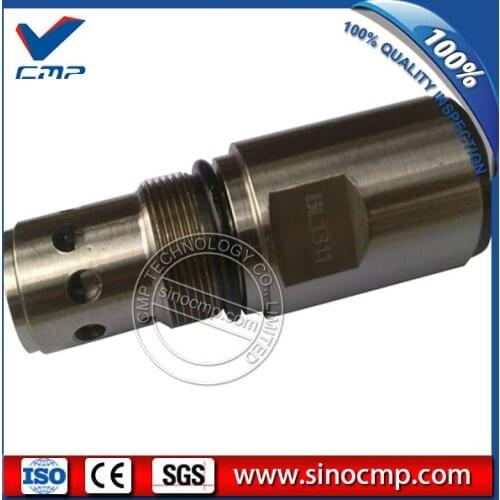 E200B Excavator rotary overflow valve