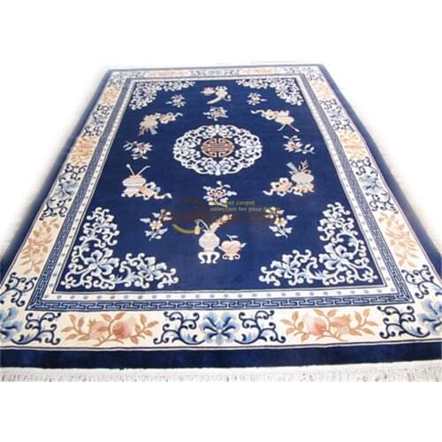 French Royal Carpets Wool Rug Carpet Handmade Turkish Luxury Mandala Area Runner Runner Carpet Room Floor Decoration
