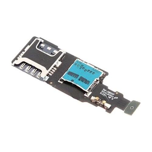 For Samsung Galaxy S5 Mini SM-G800F SIM And MicroSD Memory Card Tray Holder Slot Flex Cable