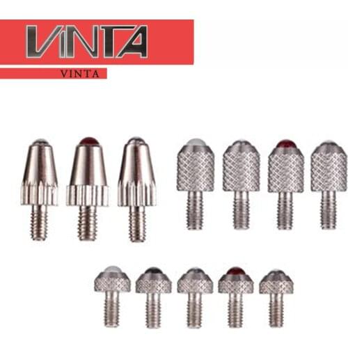 Free Shipping CNC Probe Lever Dial Indicator Measuring Tip Sonde CMM HSS Ruby Ceramic Head M2.5 Height Gauge Pin Gage Ball