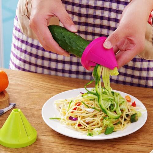 Kitchen Tools Vegetable Fruit Multi-function Spiral Shredder Peeler Manual Potato Carrot Radish Rotating Shredder Grater
