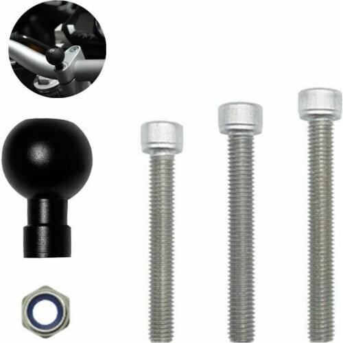 Hot Motorcycle Handlebar Clamp Base W/ 1" Ball & M8 Screw RAM Mounts Moto Phone For RAM-B-367U RAM Mounts