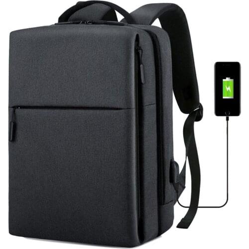 Business Backpack Men Student Schoolbag Waterproof USB Charging Laptop Backpack Anti Theft Back Pack Mochila For Teenager