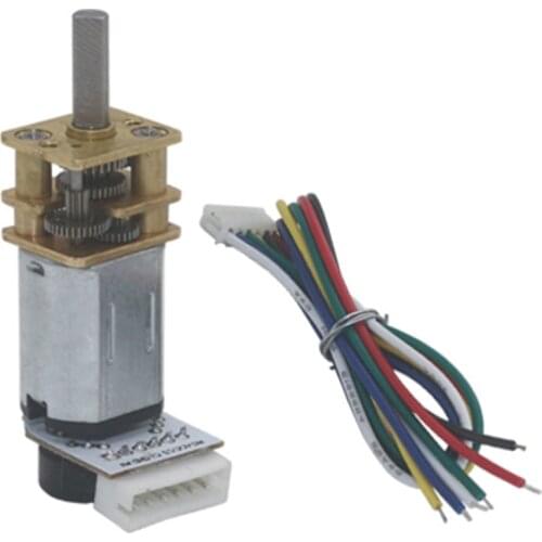 N20 Micro Encoder Gear Motor, DC 3V 6V Speed Reduction Motor for DIY RC Toys Robot