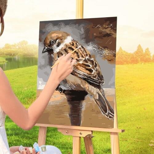 Bird Animal DIY Paint By Numbers Complete Kit Oil Paints 50*70 Picture By Numbers Photo Home Decor Crafts Adults Handiwork