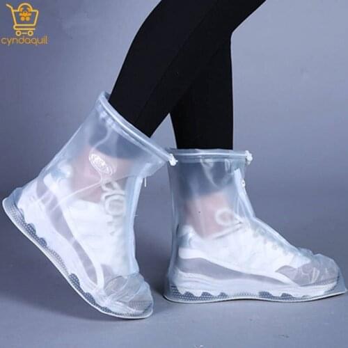 Non-slip Wear-resistant Thick Waterproof Shoes Shoe Rack Motorcycle Shoe Covers Disposable Cloth Silicone Shoes Rain Cover Dust